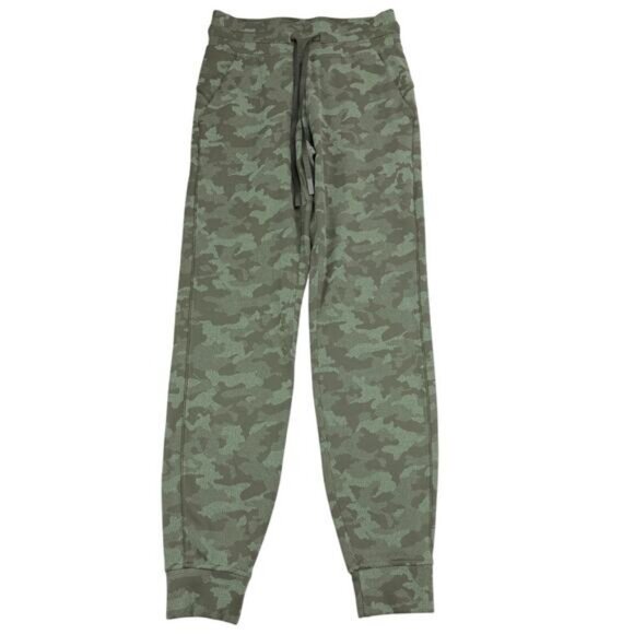 LULULEMON Ready to Rulu Jogger 29" Size 2 Heritage Camo Dark Olive Green Twill - Picture 6 of 10